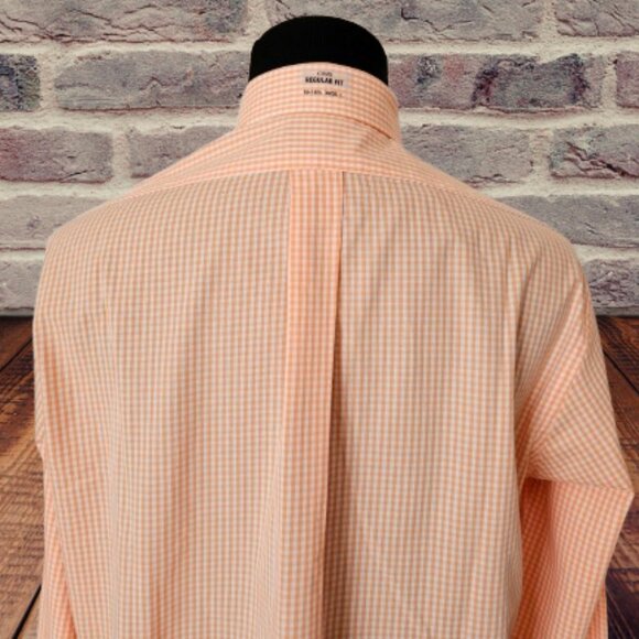 CHAPS WRINKLE FREE REGULAR FIT MEN LONG SLEEVE DRESS SHIRT - SIZE L (16-16 1/2) - Picture 6 of 6